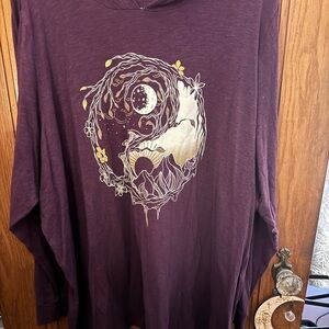 Torrid Purple Super Soft Slub Jersey Top